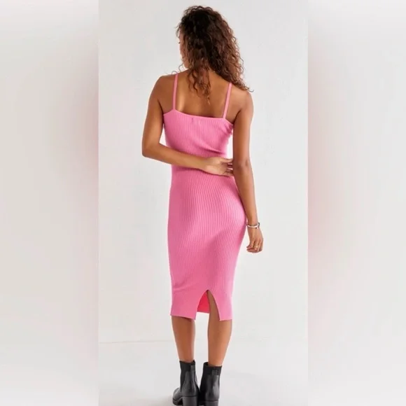 Pink Midi Dress - Picture 2 of 4